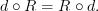 d\circ R = R\circ d.